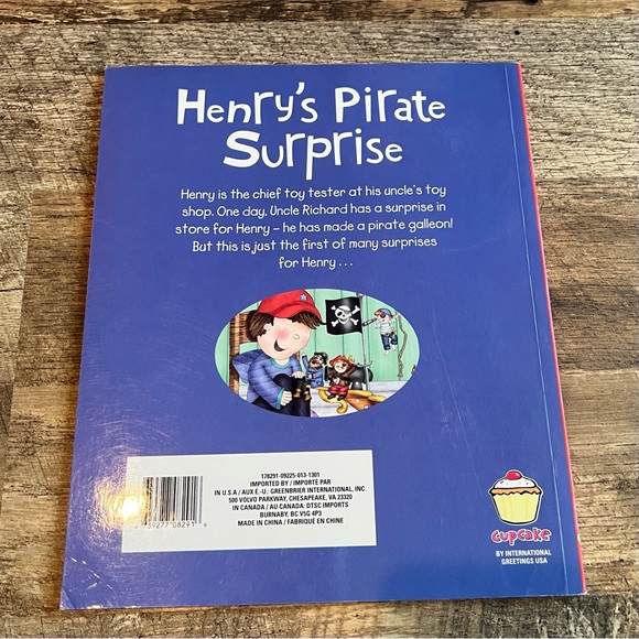 Henry’s Pirate Surprise by Justin C H Birch Paperback Children’s Book - Picture 2 of 3
